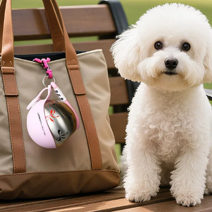 Travel friendly pet water dispenser for small dogs