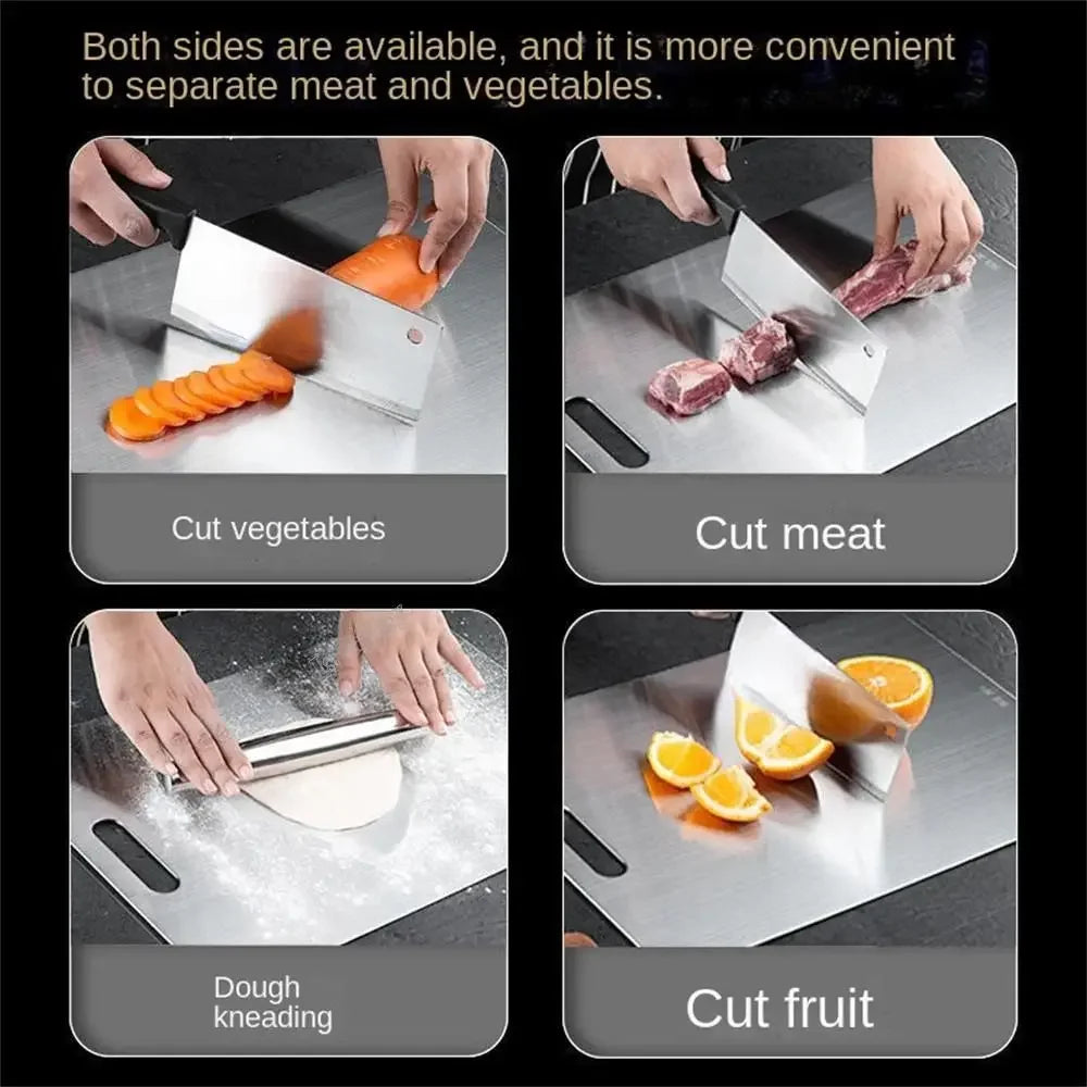 316 steel board double sided use vegetables meat fruit cooked