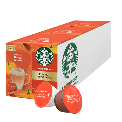 Starbucks seasonal latte pods with cinnamon and nutmeg
