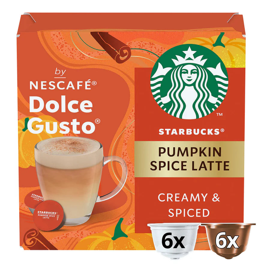 Starbucks Pumpkin Spice Latte pods for festive autumn indulgence