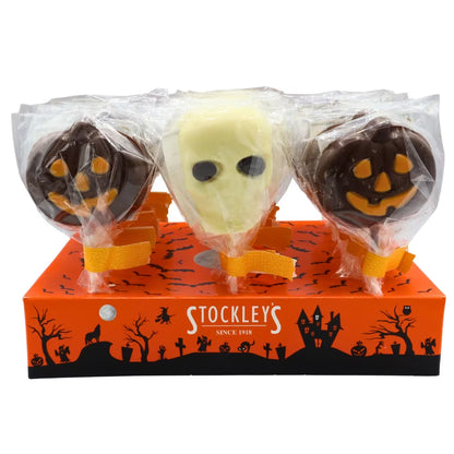 Stockley's festive chocolate lollipops for Halloween parties