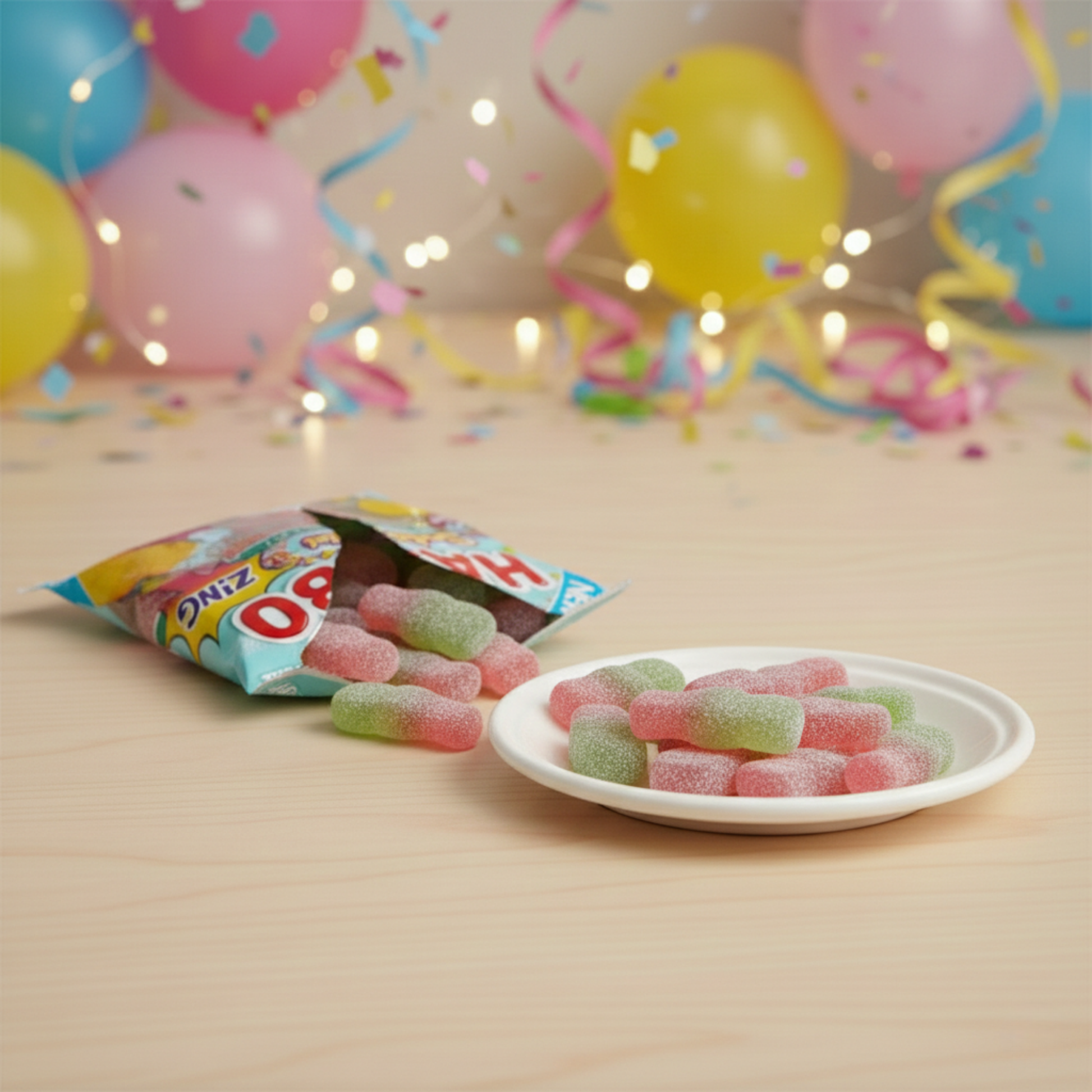 Haribo gummy candy bag perfect for birthdays and events