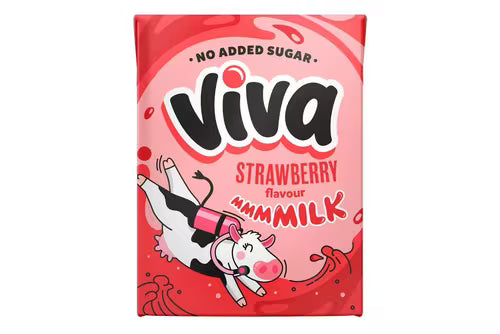 No added sugar strawberry milk drink cartons