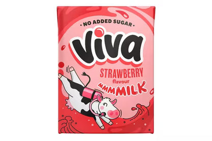 No added sugar strawberry milk drink cartons