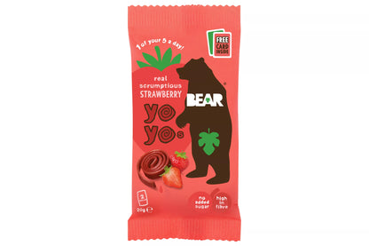 Gently baked fruit and veg rolls with strawberry flavour