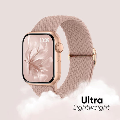 Breathable woven Apple Watch replacement wristbands