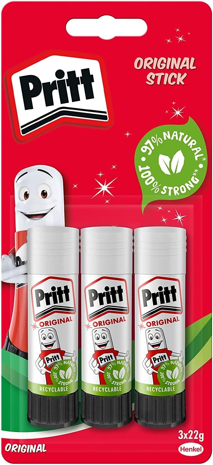 Strong hold Pritt glue for arts and crafts use