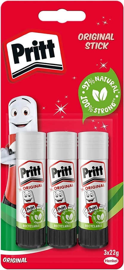 Strong hold Pritt glue for arts and crafts use