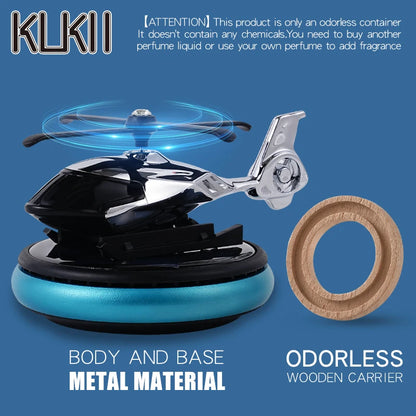 Solar rotating car perfume diffuser accessory