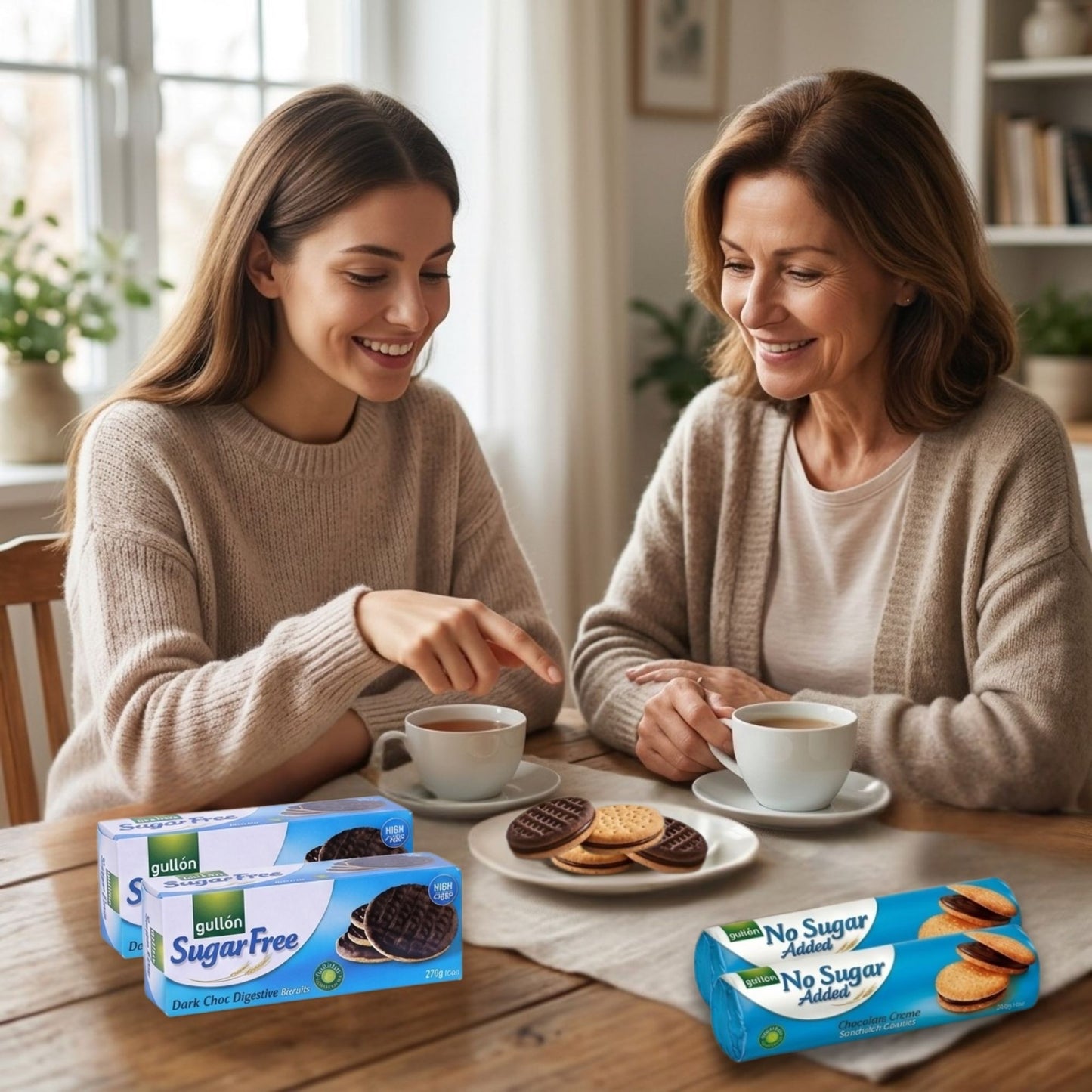Healthy chocolate biscuit snack bundle set