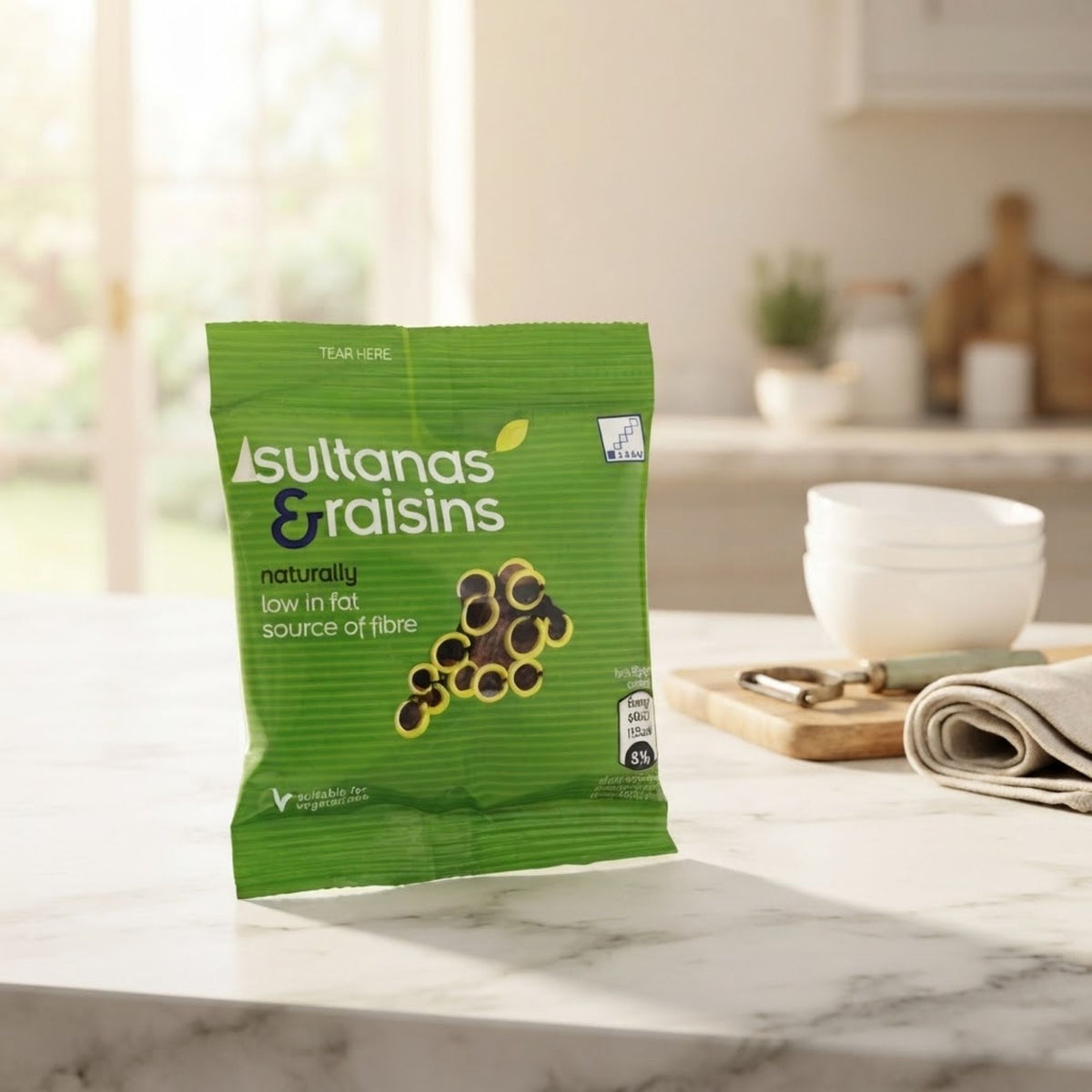 25 individual 50g dried fruit snack bags