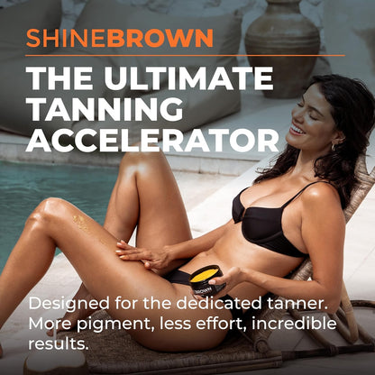 Hydrating tanning accelerator for deeper bronze glow