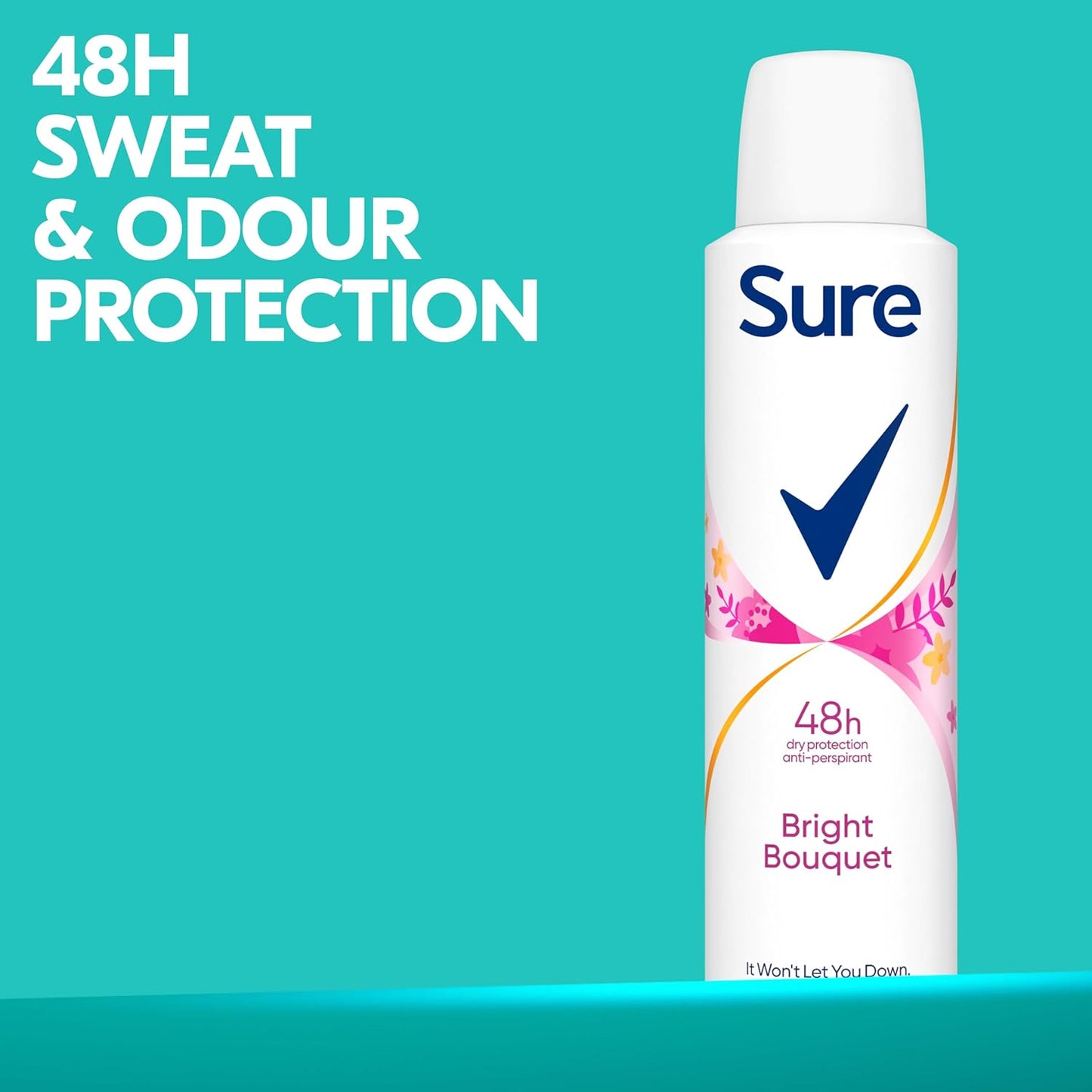 6 pack of Sure Bright Bouquet women's deodorant