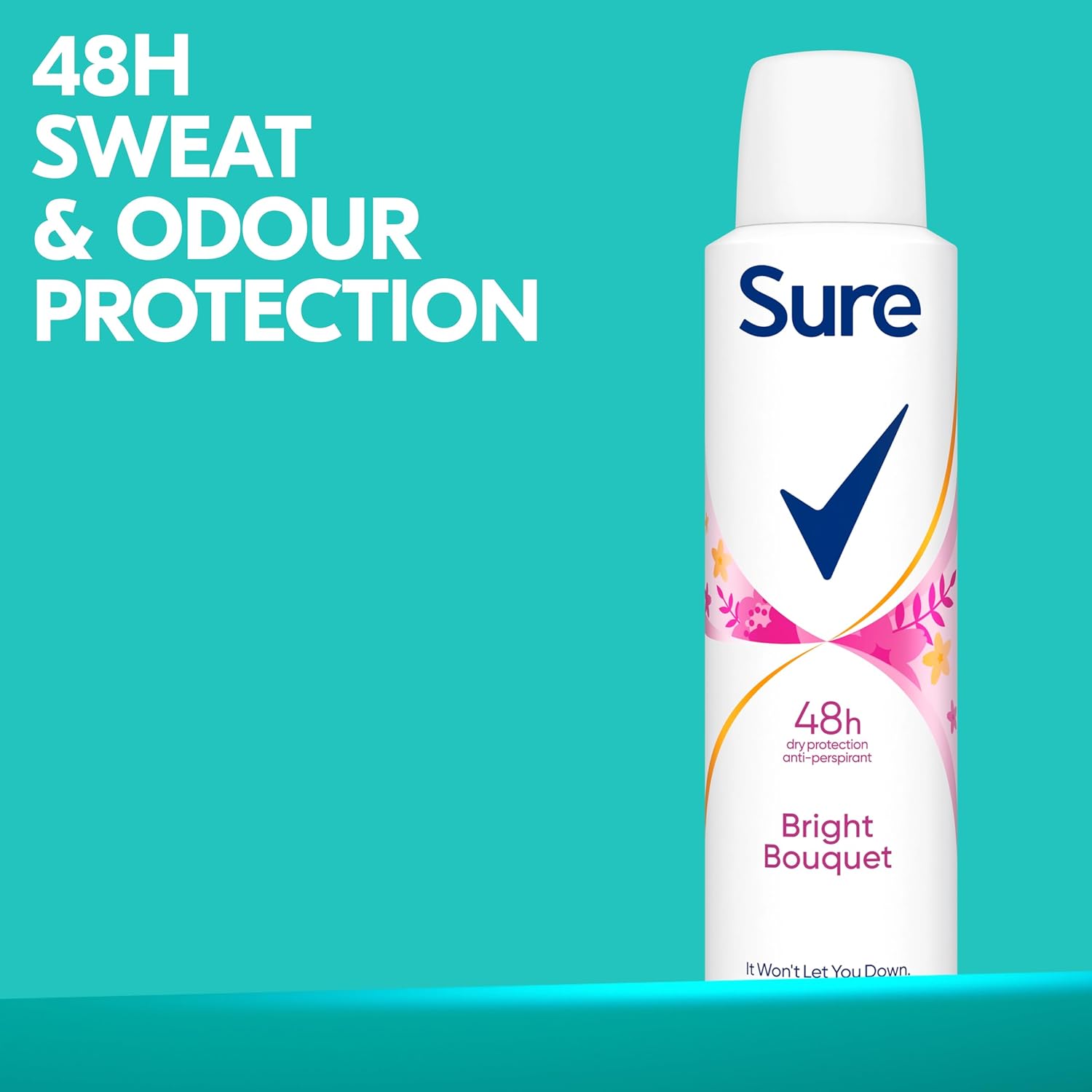 6 pack of Sure Bright Bouquet women's deodorant