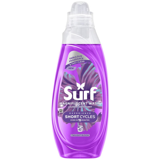 Surf Magnifi-Scent Wash Twilight Bloom laundry detergent bottle