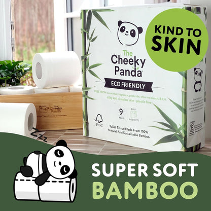 Sustainable and 100% compostable toilet tissue, gentle on skin and kind to the planet
