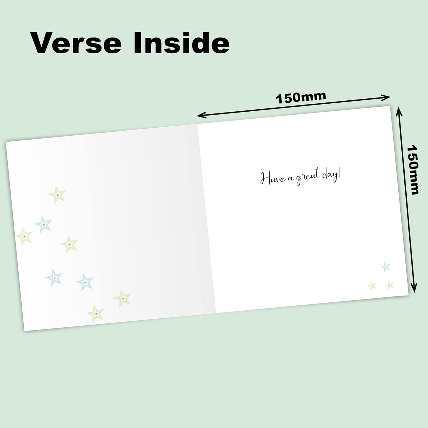 Stylish and sustainable Father’s Day card with envelope ideal for eco-conscious fathers day presents.