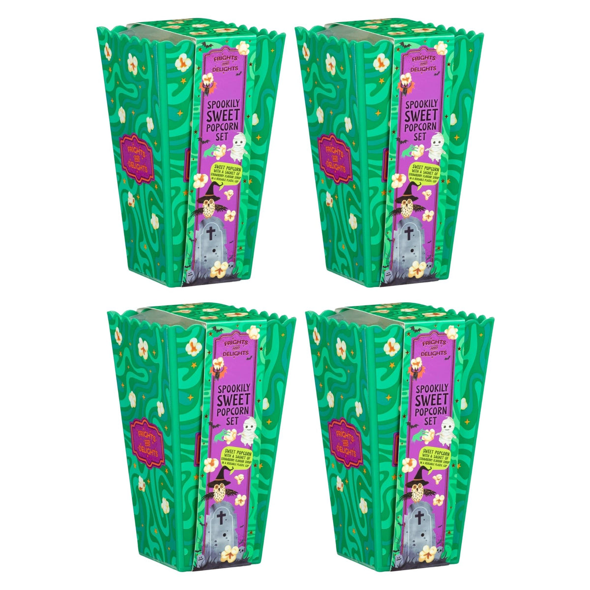 Halloween popcorn set with reusable plastic cup