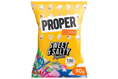 Caramelised popcorn with sea salt flavour balance