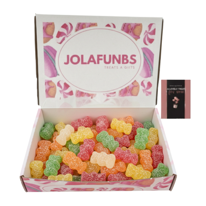 Sweetzone Bulk Sour Bears fruity sour-coated gummy candy