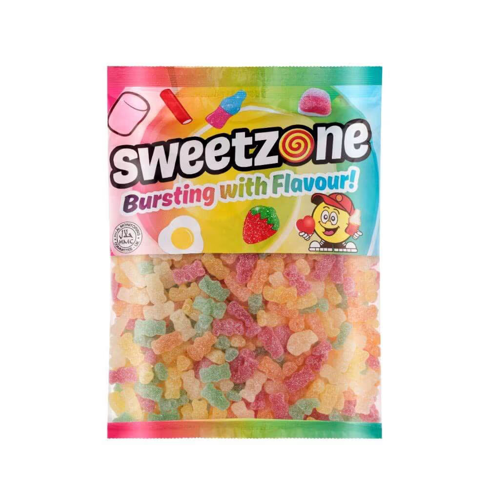 Chewy, colourful gummy bears bursting with flavour