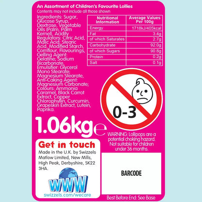 Drumsticks Fruity Pops and Double Lollies from Swizzels assortment