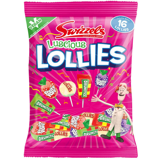 Swizzels Luscious Lollies 176g assorted fruity treats