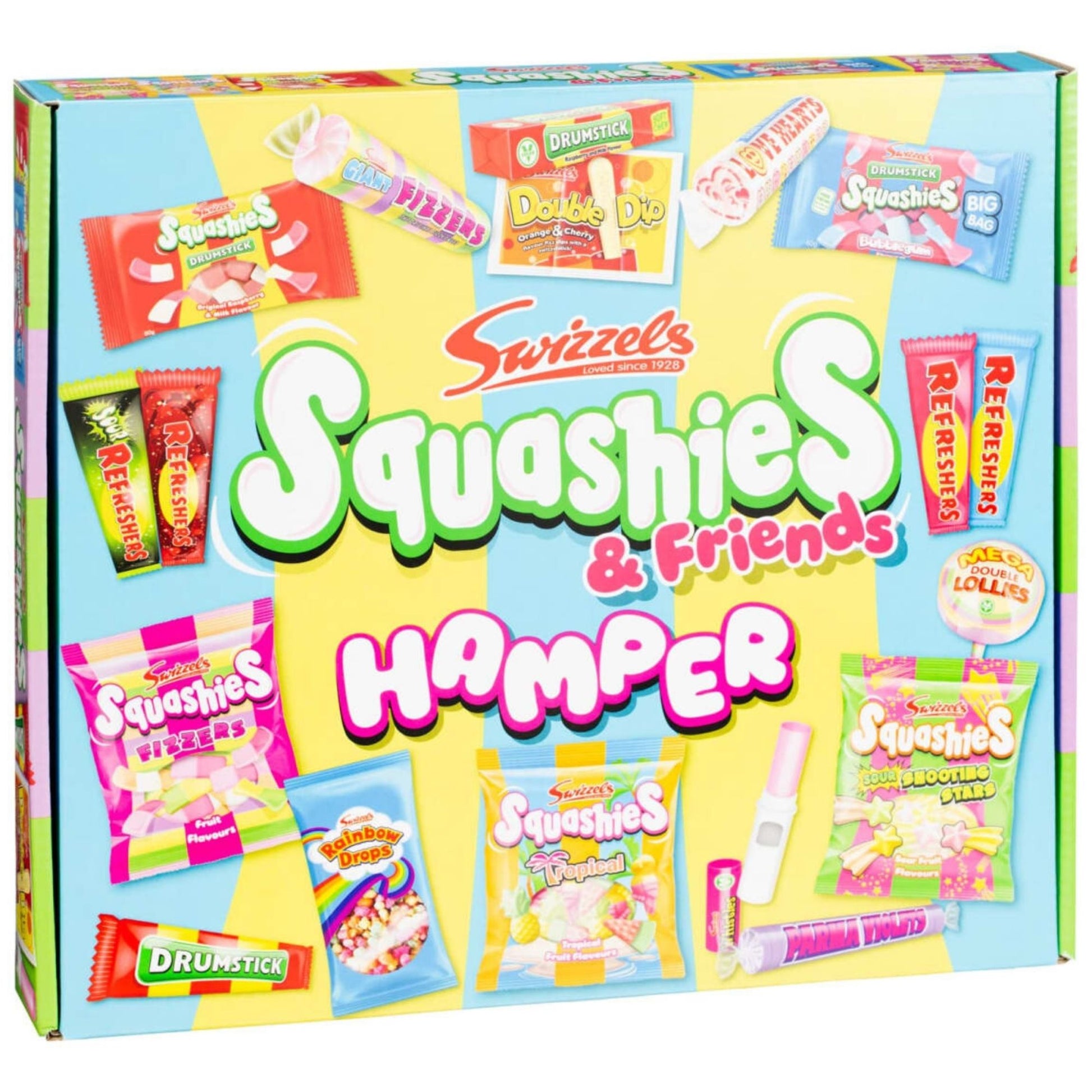 Swizzels Squashies & Friends Hamper 759g filled with classic British sweets