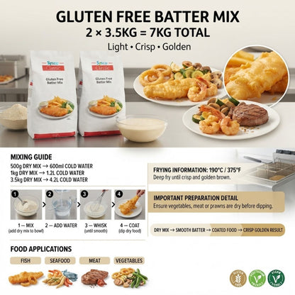 Sysco Gluten Free Batter Mix 3.5kg bag