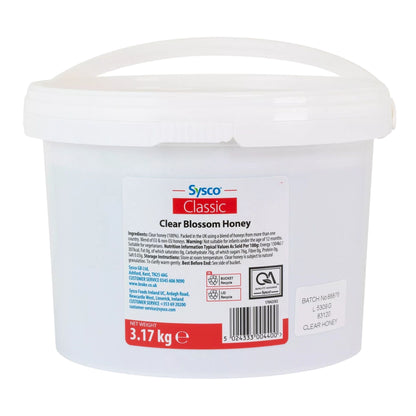 Sysco Classic Clear Blossom Honey 3.17kg