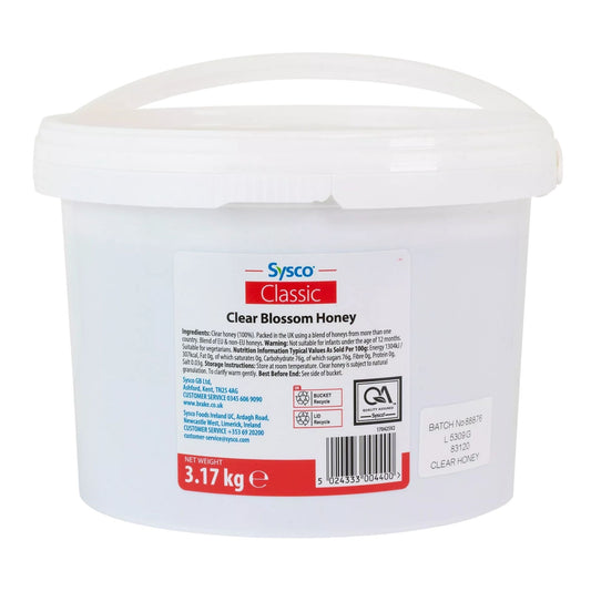 Sysco Classic Clear Blossom Honey 3.17kg