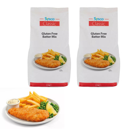 Sysco Classic Gluten Free Batter Mix 2 x 3.5kg