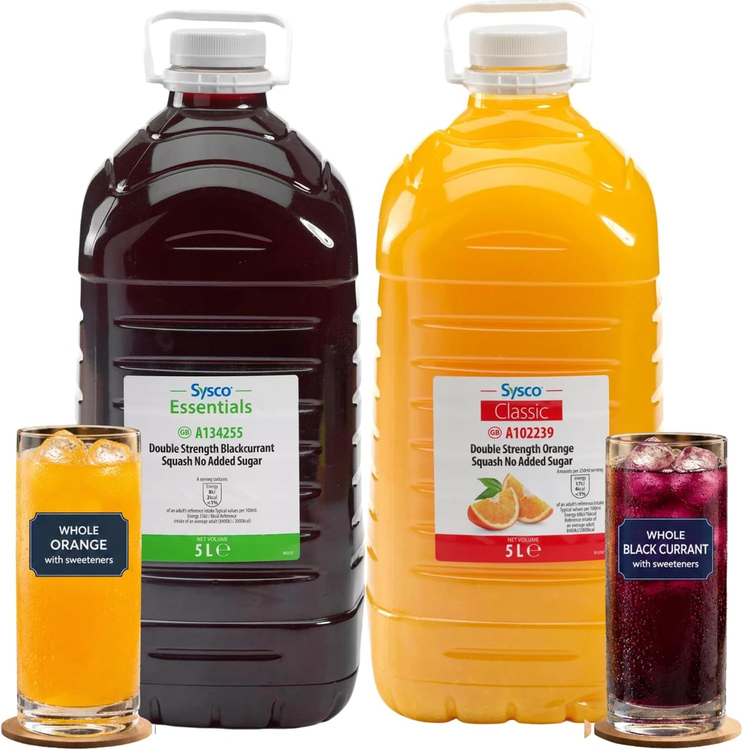 Sysco Double Strength Squash Bundle 10L