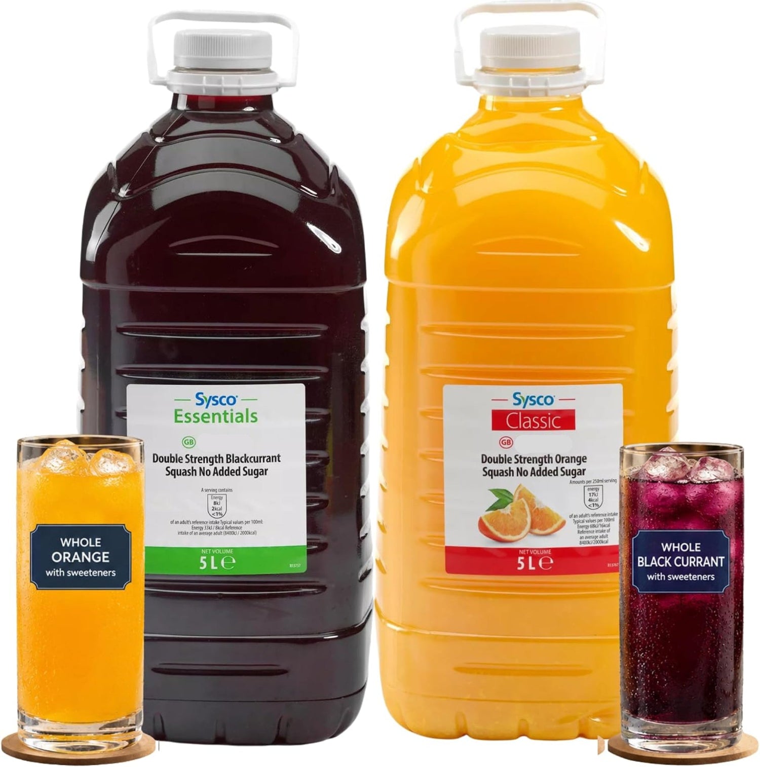 Sysco Double Strength Squash Bundle 10L