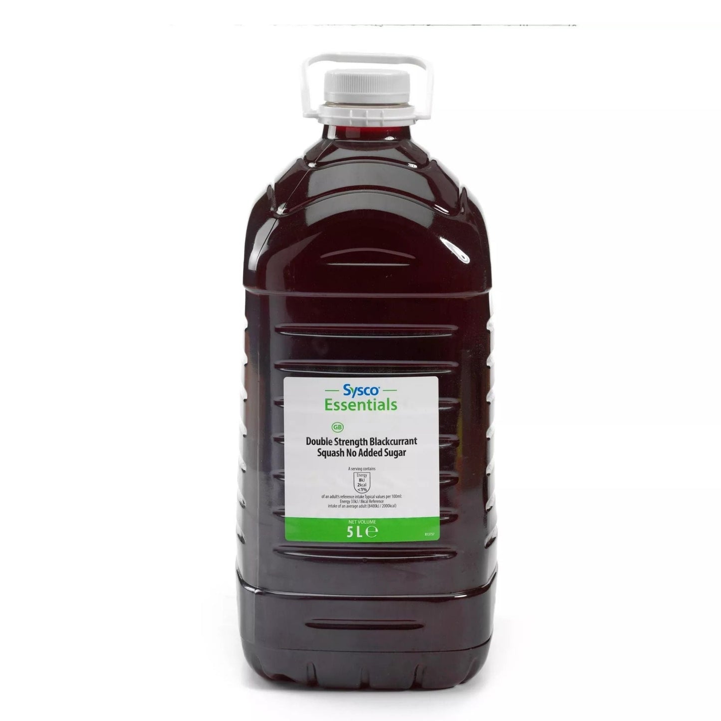 Sysco Essentials Double Strength Blackcurrant Squash No Added Sugar 5L