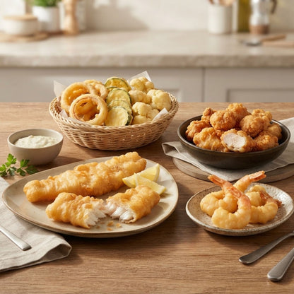 Gluten free batter mix for foodservice kitchens
