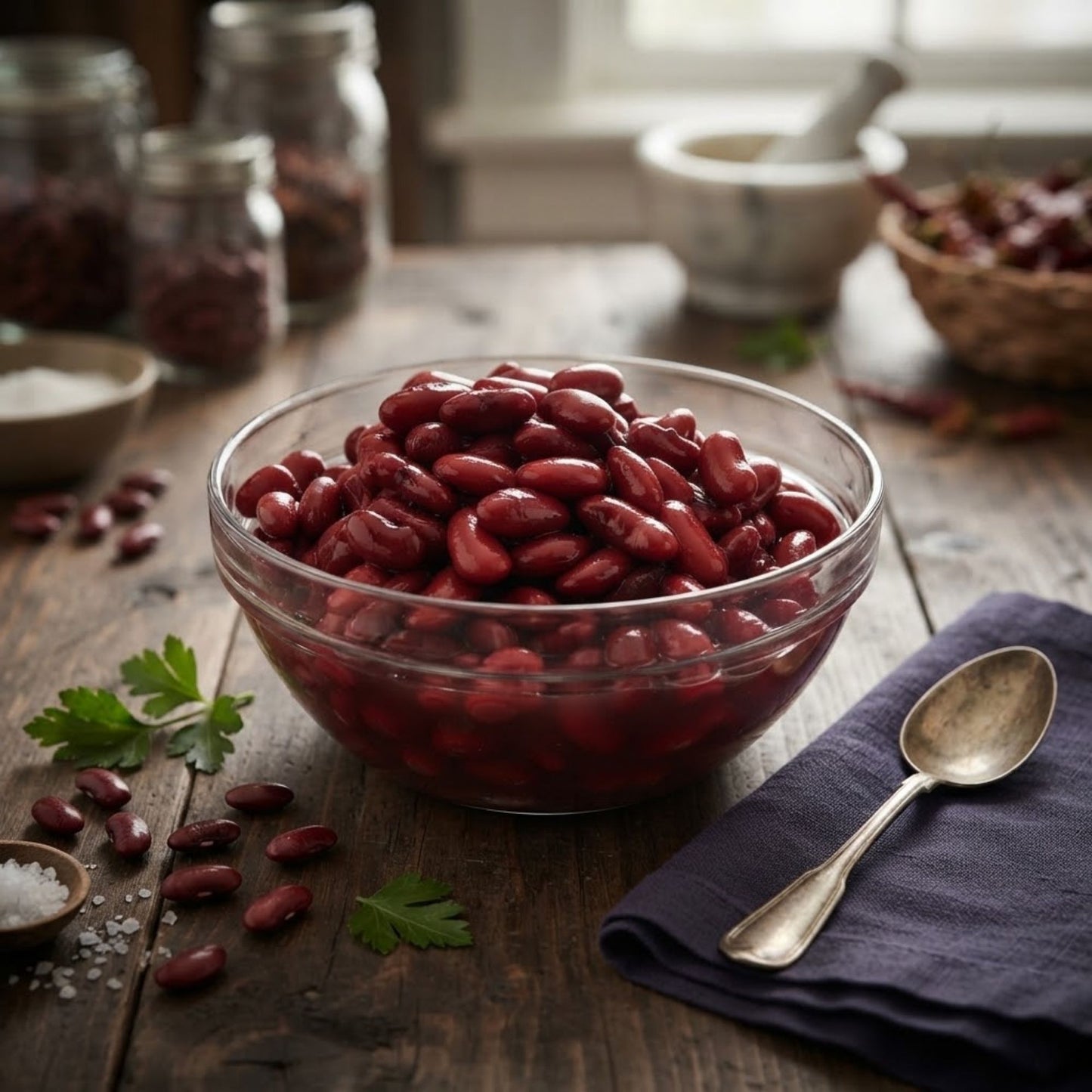 Red kidney beans in 800g tins