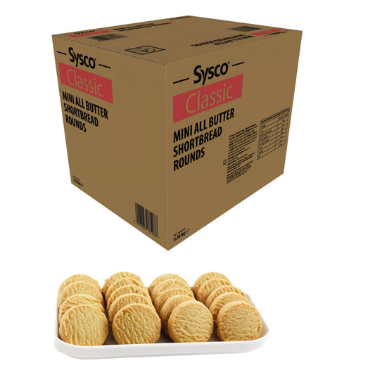 Sysco Classic Mini All Butter Shortbread Rounds 480 x 7g