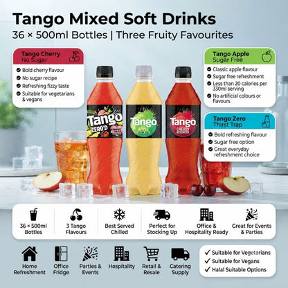 Sugar free Tango fizzy drinks multipack