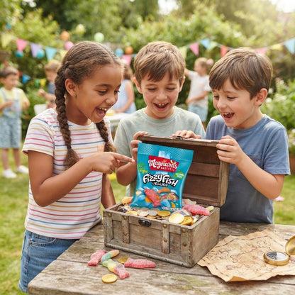Tangy fizzy coated gummy sweets