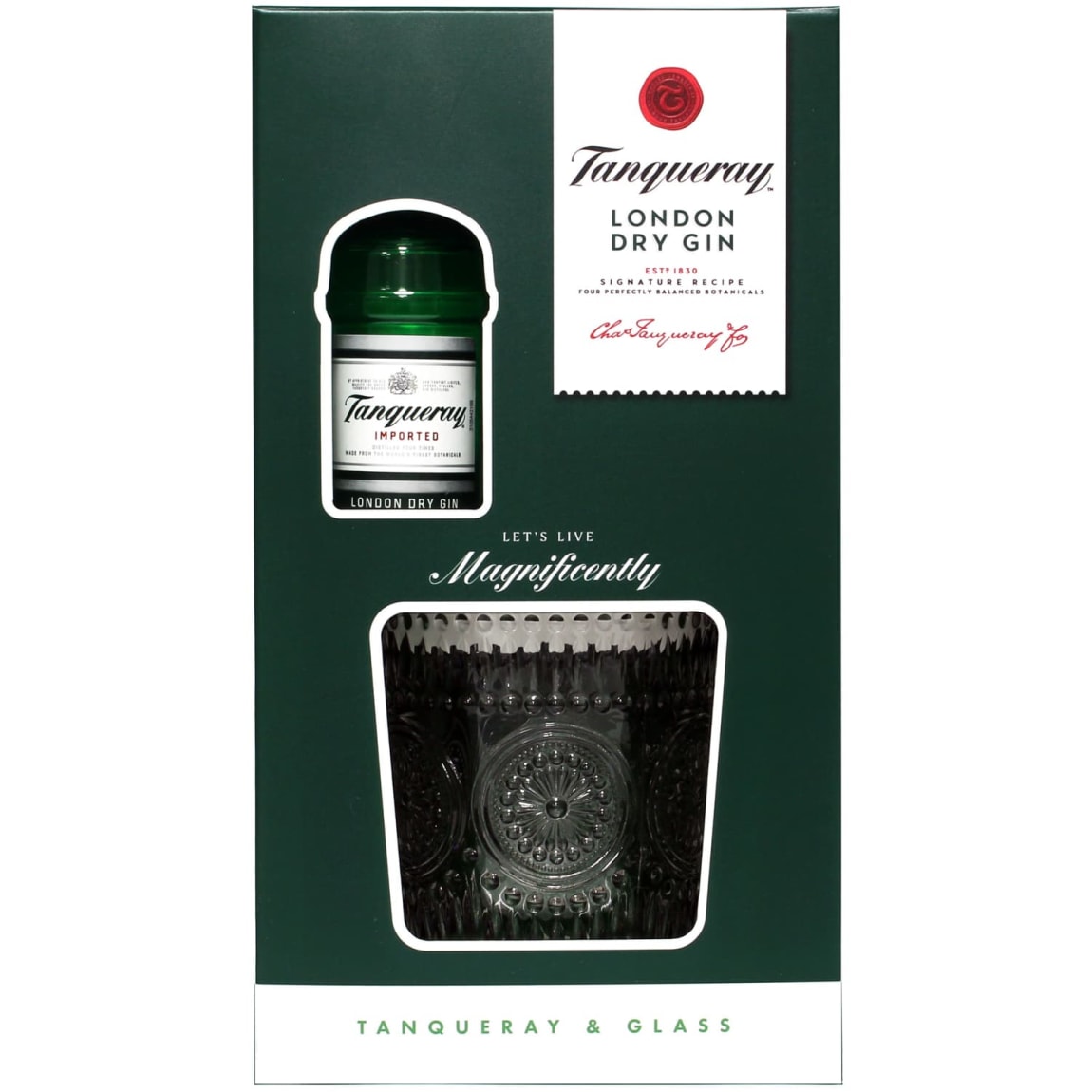 Tanqueray Gin & Glass Gift Set with 5cl London Dry Gin