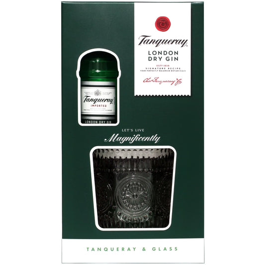 Tanqueray Gin & Glass Gift Set with 5cl London Dry Gin
