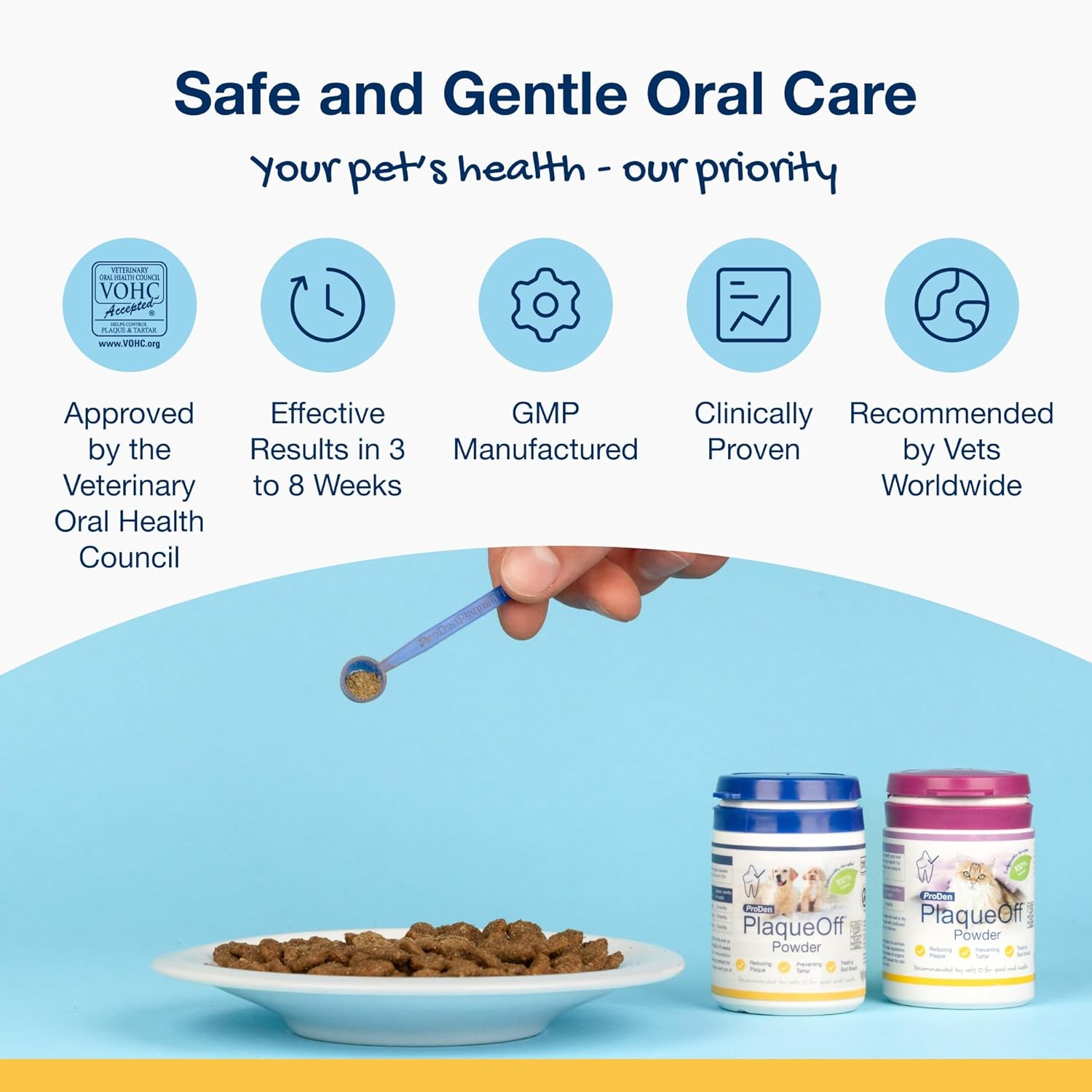 daily teeth cleaner powder for pets plaqueoff