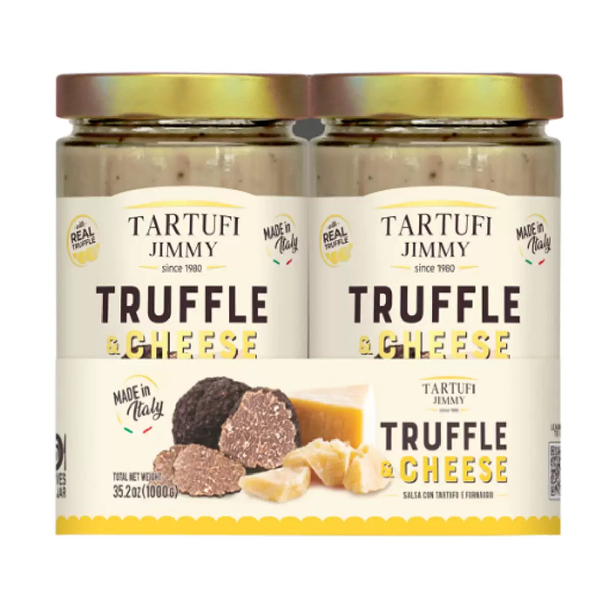 Tartufi Jimmy truffle cheese pasta sauce 2 x 500g pack