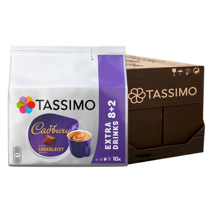 Smooth and creamy Cadbury hot chocolate with velvety froth