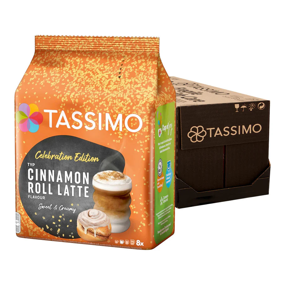 280ml single-serve latte pods for Tassimo machine