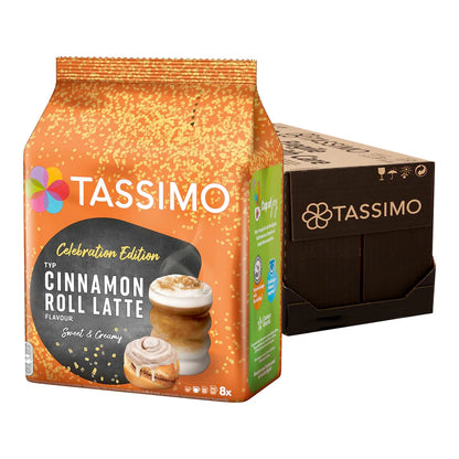 280ml single-serve latte pods for Tassimo machine