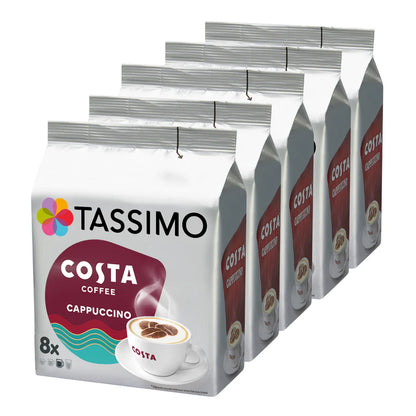 Tassimo compatible Costa Cappuccino drink pods
