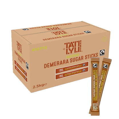 Tate & Lyle Fairtrade Demerara Sugar Sticks 1000 Pack