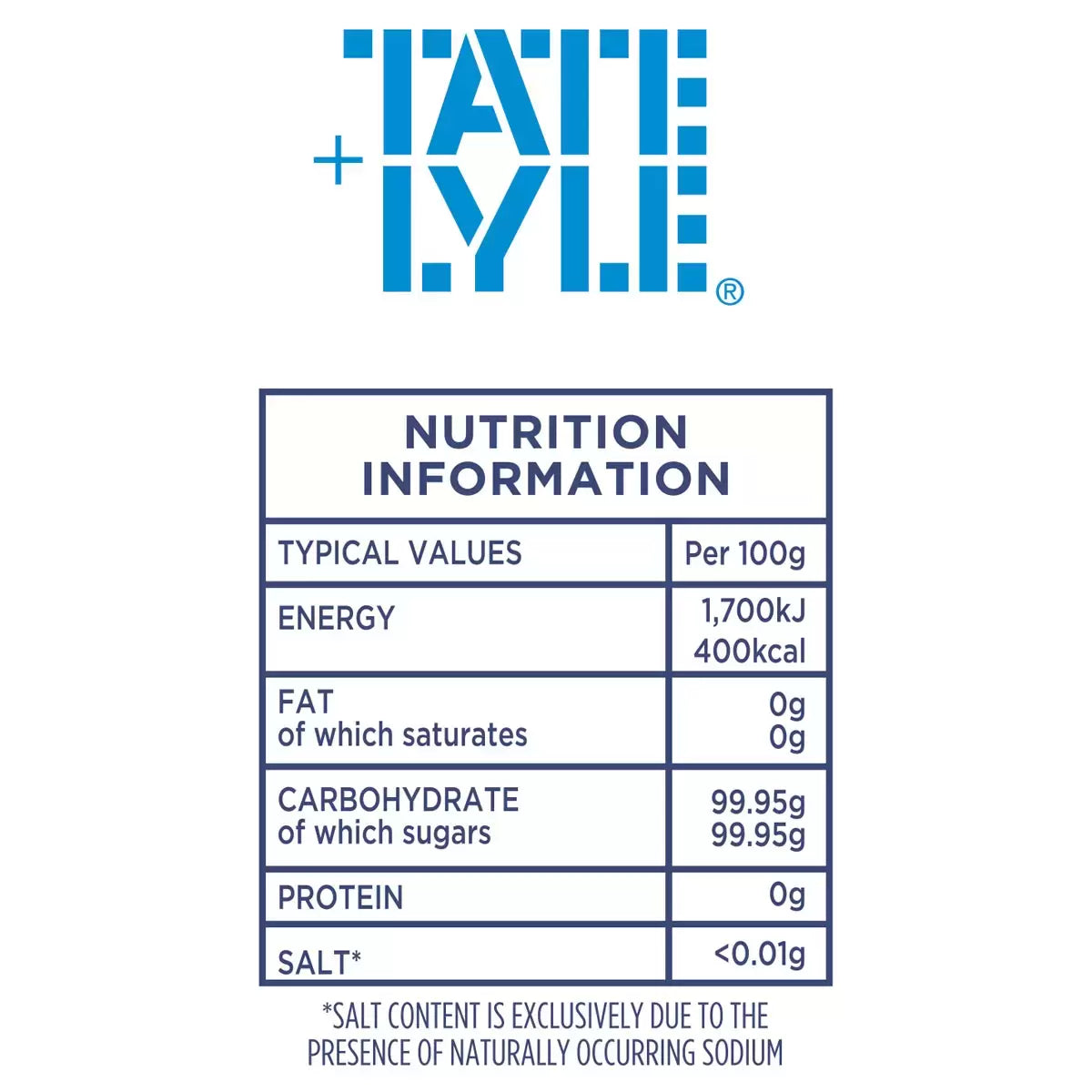 Tate & Lyle Granulated Sugar 5kg bulk pack